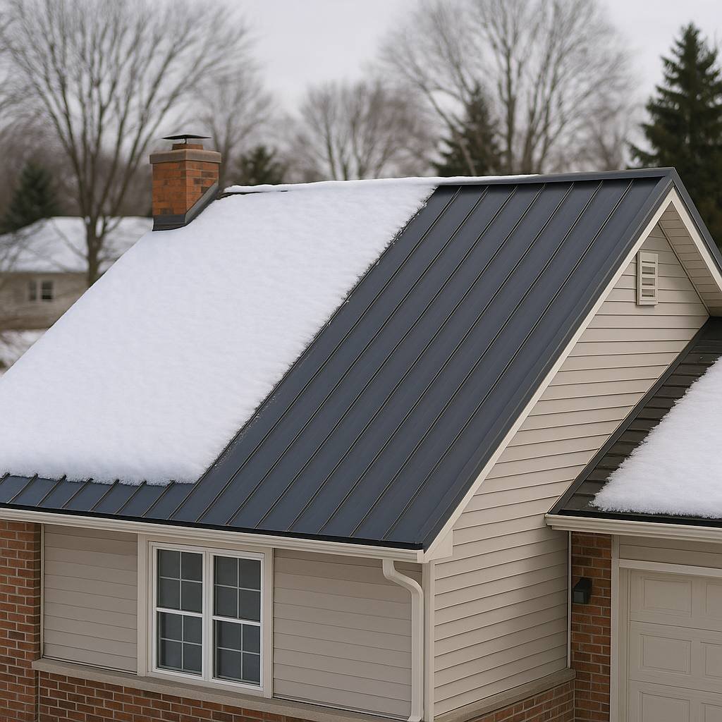 Metal Roof Performance in Michigan Winter